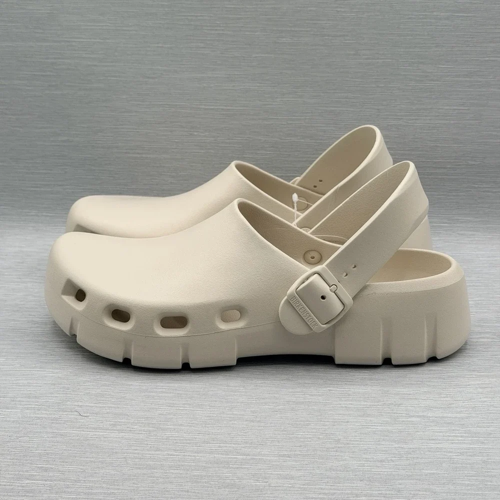 Birkenstock EUR 44 Biege Recovery Clogs Men's 11 Birki Flow EVA Sports